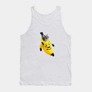 Naughty Banana Cat Tank Top